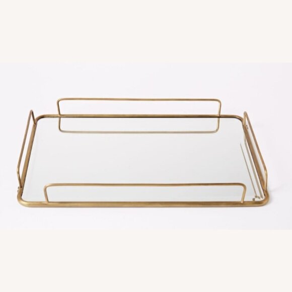 Fishs Eddy Gilded Cafe Mirror Tray - Picture 5 of 6